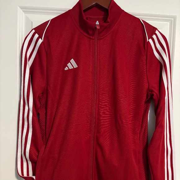 adidas Jackets & Blazers - Adidas Red track Suit Jacket